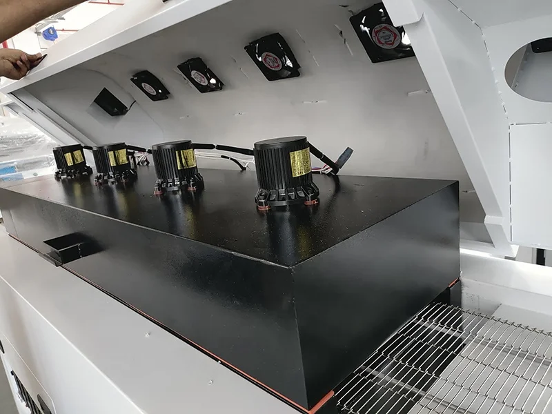 Desktop smt soldering machine automatic mesh belt  welding equipment reflow oven pcb solder 4 zone reflow solder machine