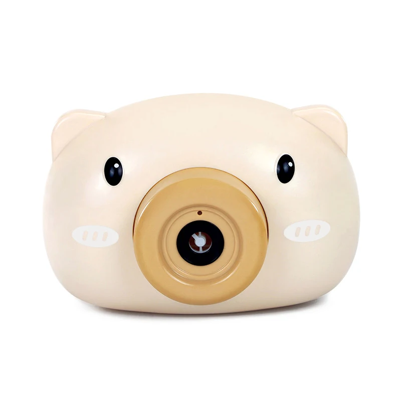 Outdoor and Indoor Game Led Music Light Soap Plastic Blowing Bubble Kids Bubble Camera Toy