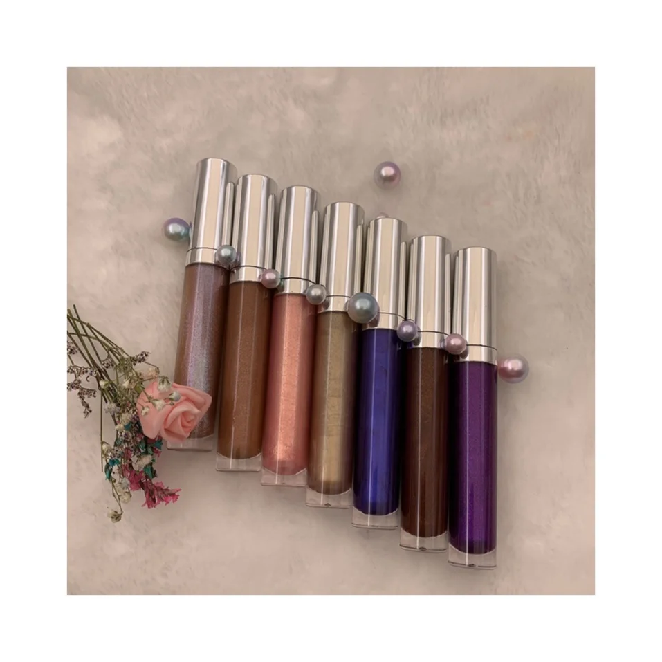
clear unique shiny coloful in bulks with private label lipgloss 