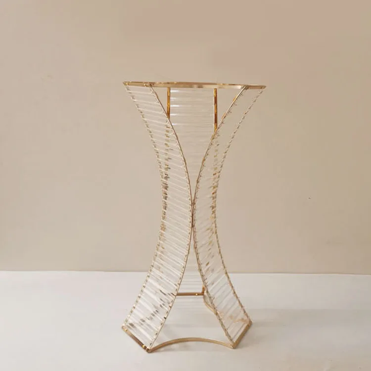 wedding table decoration centerpieces crystal for wedding table gold display stand flower ball vase centerpiece