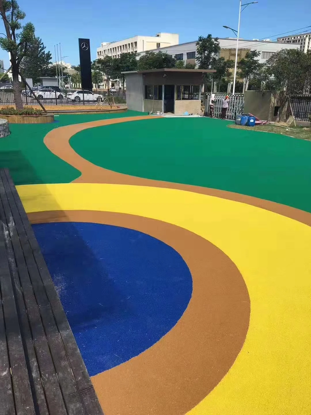 
Wholesale Crumb Rubber Wet Pour Flooring 