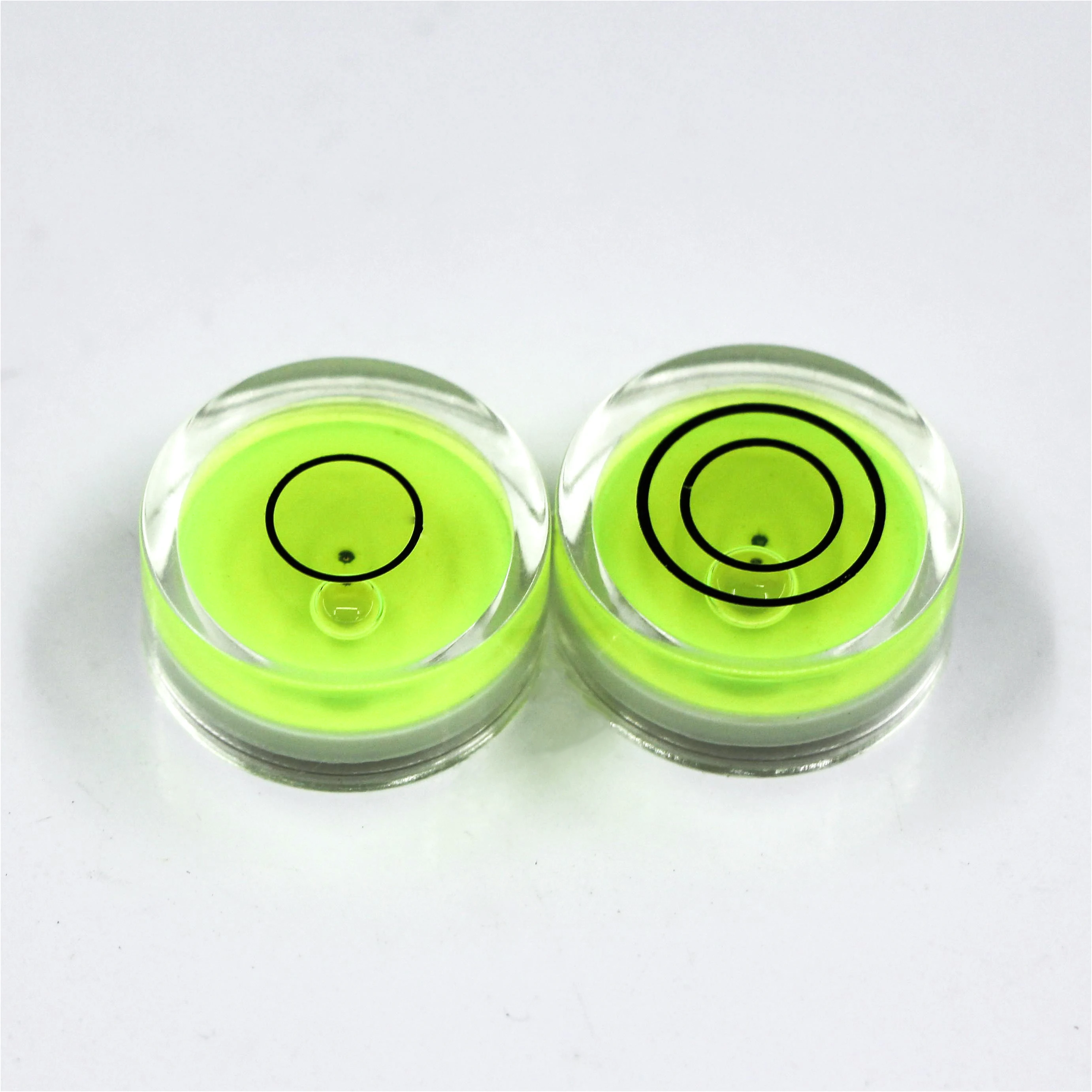 high transparent appearance plastic circular level bubble vial spirit level vial