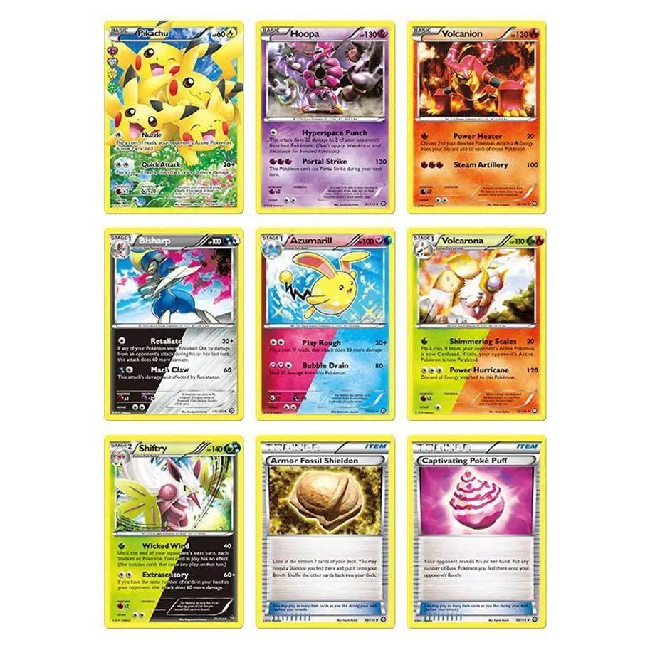  Хорошее качество 324 шт./кор. солнце и луна играют в карты Pokemon Gx настольная игра Покемон по сравнению с