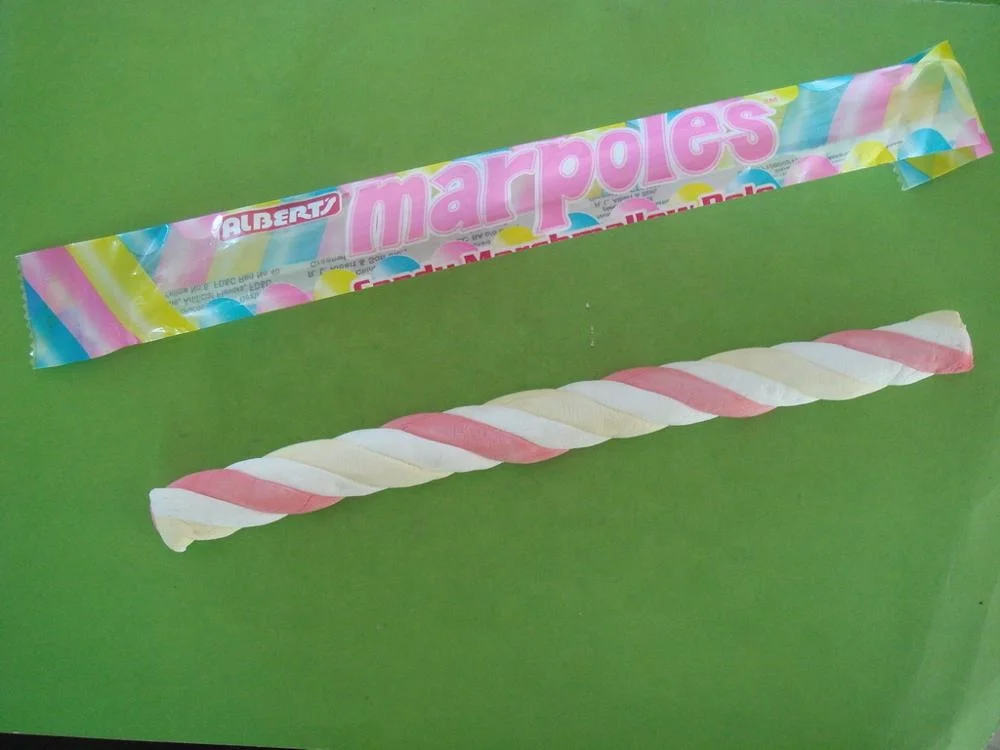 12g chocolate coated twist twirl marshmallow Cotton candy floss