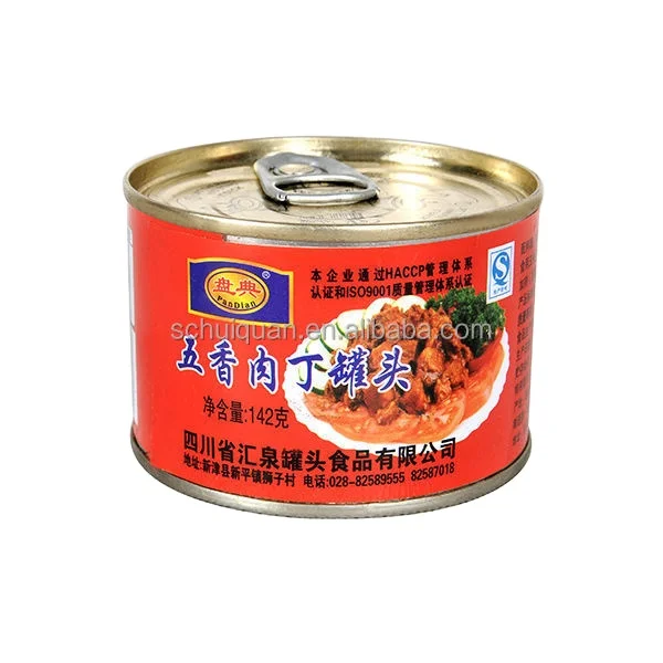 Wholesale products china optional canned foods canned pork cubes