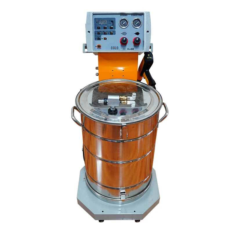 
Electrostatic Manual Powder Coating Machine Drum Hooper 