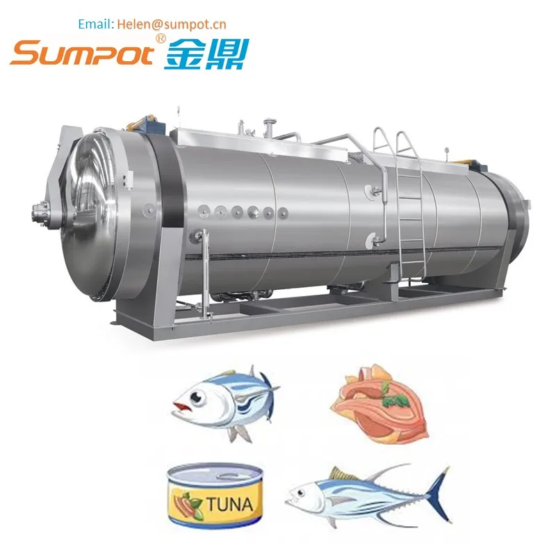 Canned Tuna Processing Line Tuna Precooker