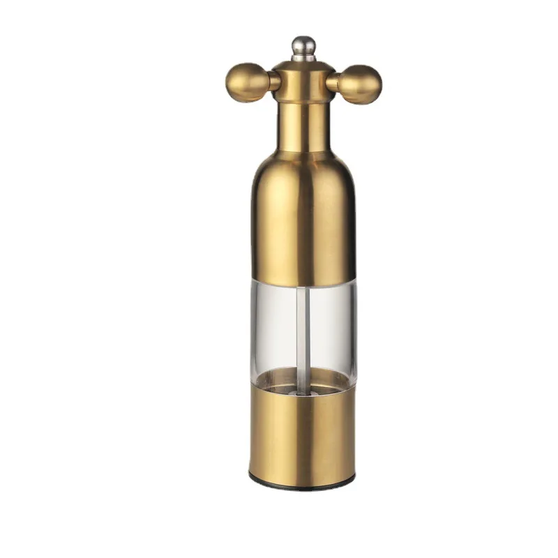 Manual Pepper Grinder 304 Stainless Steel Mill Tap Sea Salt Pepper Grinder