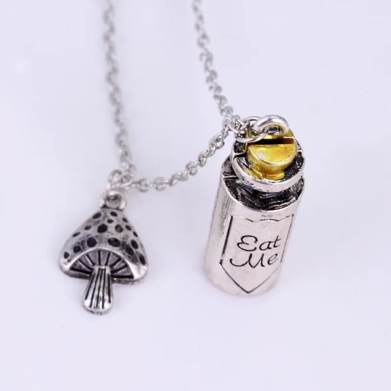 Fashion Vintage Charm Torque Pendant Necklace Film Alice Necklace Alloy Bottle Pendant Necklace Fashion Body Chain In Bulk
