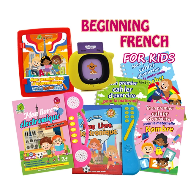 Kids Learning English And French Electronic Book Toy Education Electronic Books For Kid Children