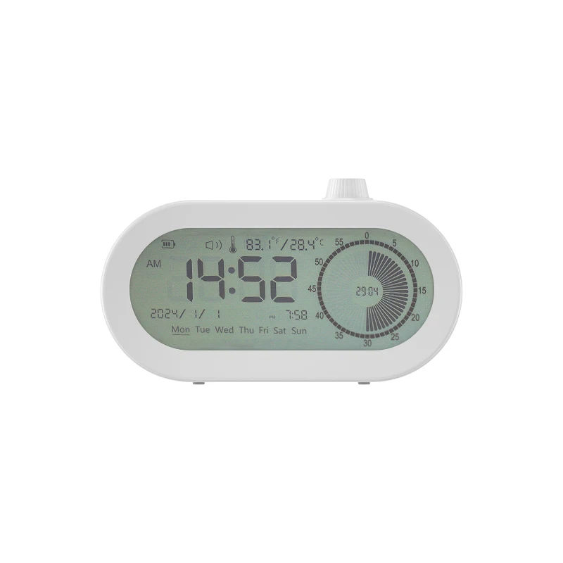 Special LCD Alarm Clock for Students and Children Small Electronic Time Recording Device
