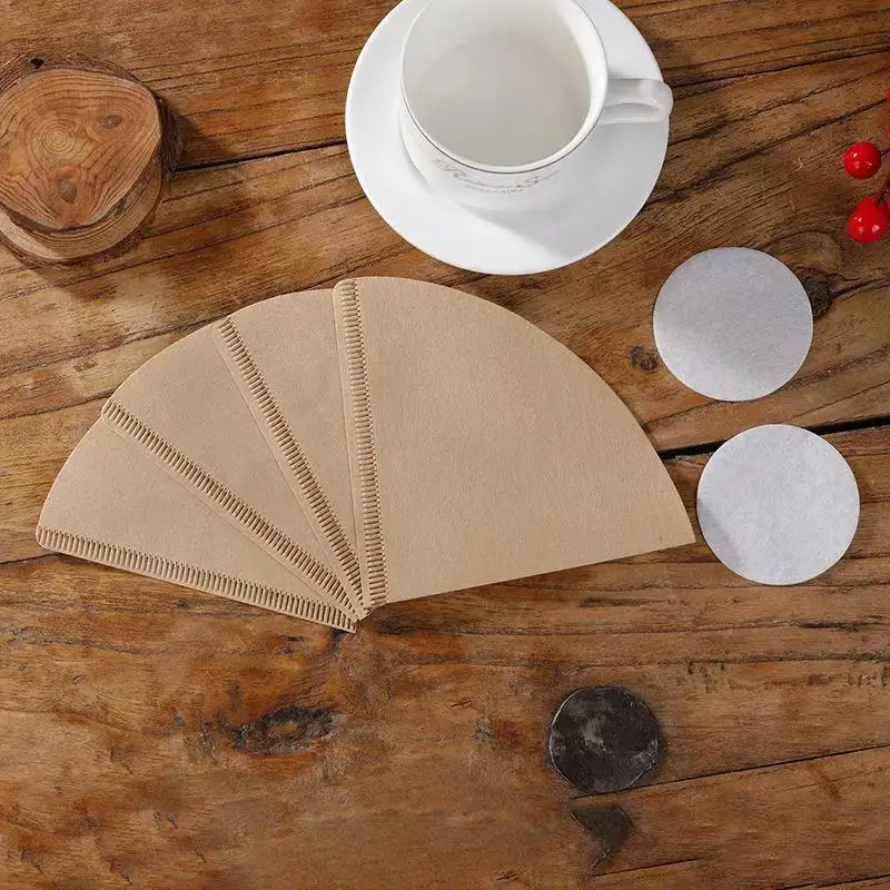 100% wood pulp white/brown coffee filter paper