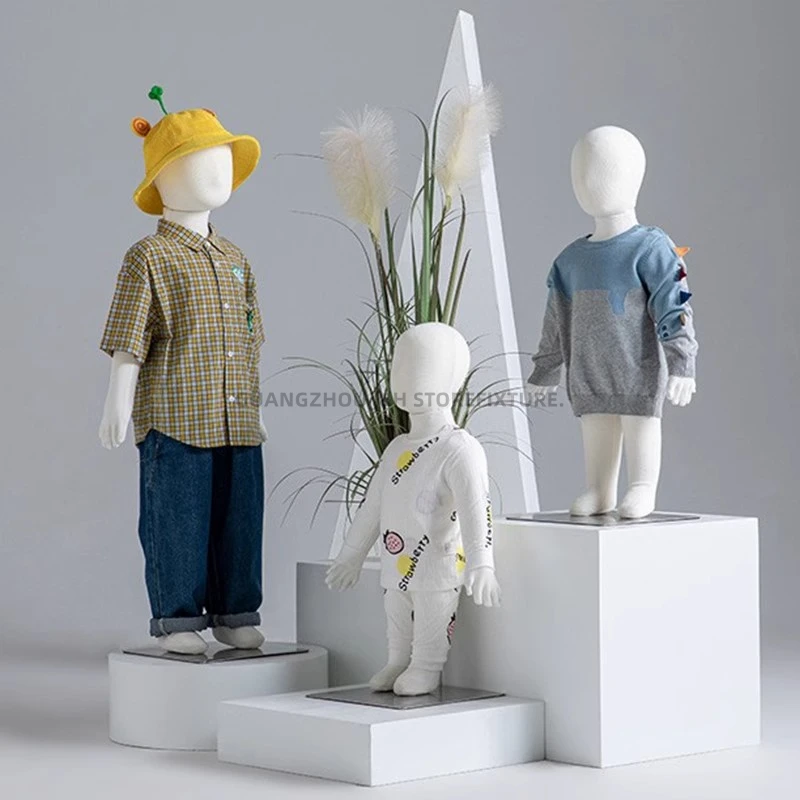 kid cotton covered Bendable pin-able Toddlers full body form flexible soft Infants stand model sitting children Mannequin