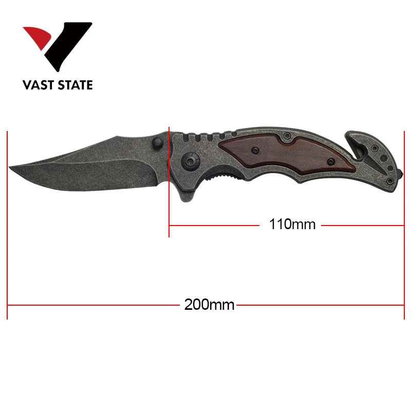 Selling the best outdoor camping tactical survival hunting folding  knife