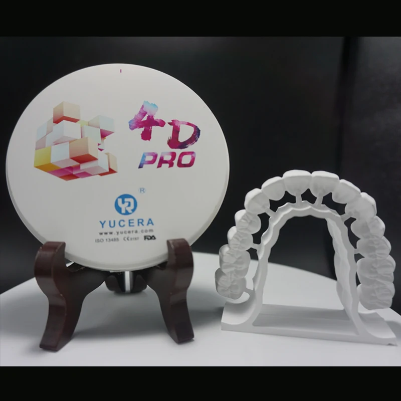 Yucera dental zirconia block false 4D Pro teeth dental lab supply zirconia disc cad cam dental
