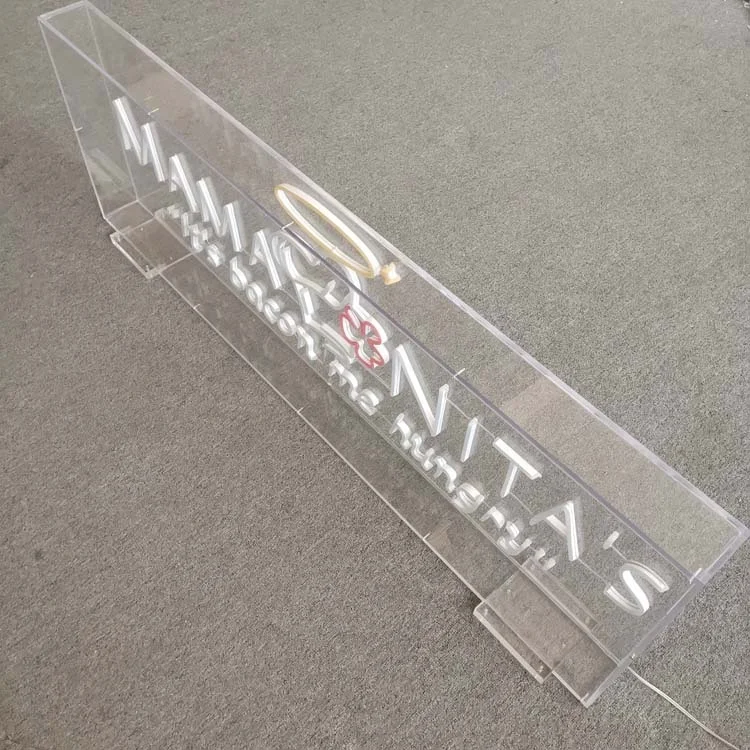High Quality Customize Clear Acrylic Neon Sign Box LED Custom Neon Light Party Sign Oh Baby Neon Sign