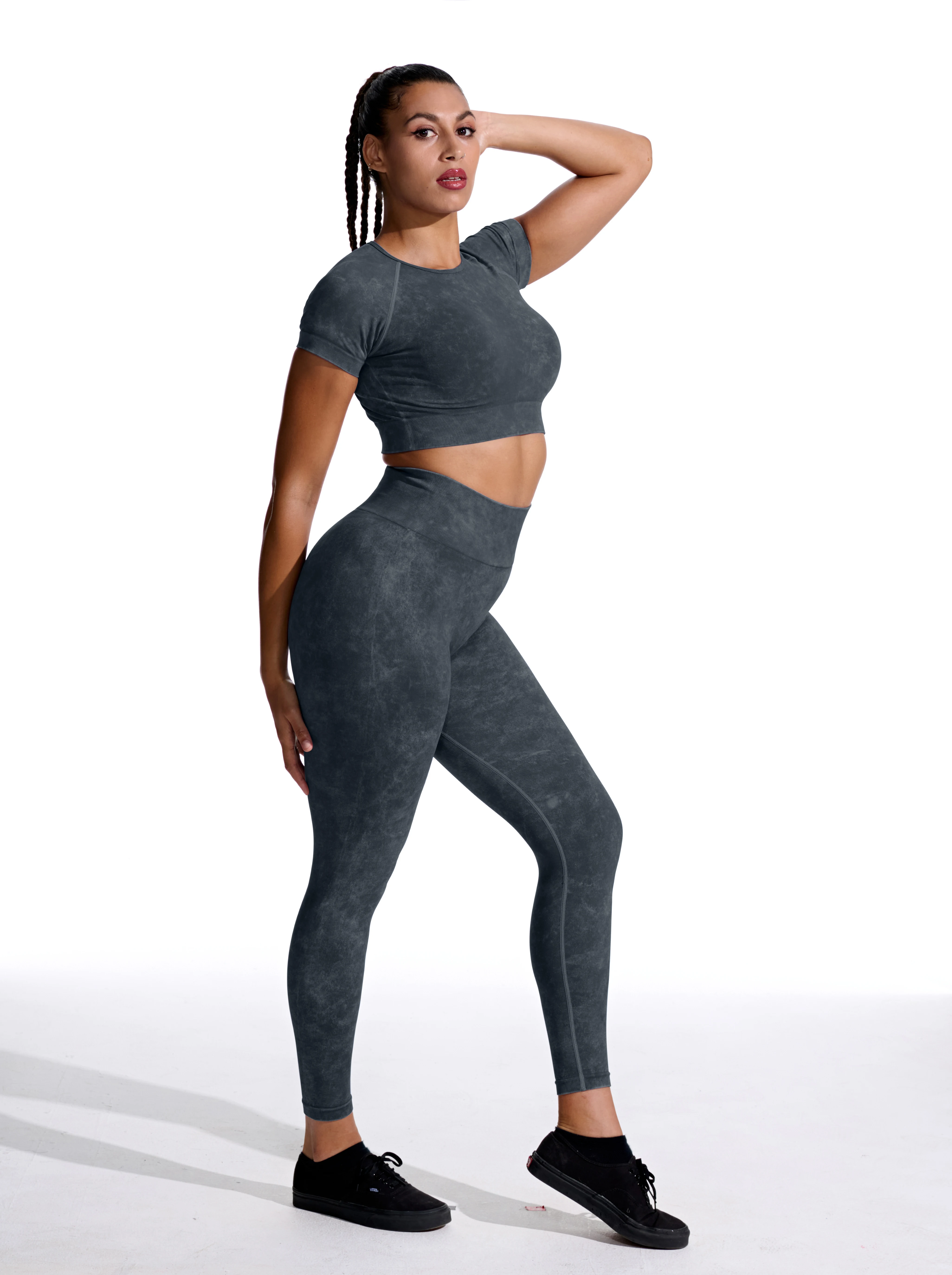 Autumn And Winter Comfortable And Breathable Training Clothing High Waist Butt Lifting Yoga Clothes Running Sportswear BK443