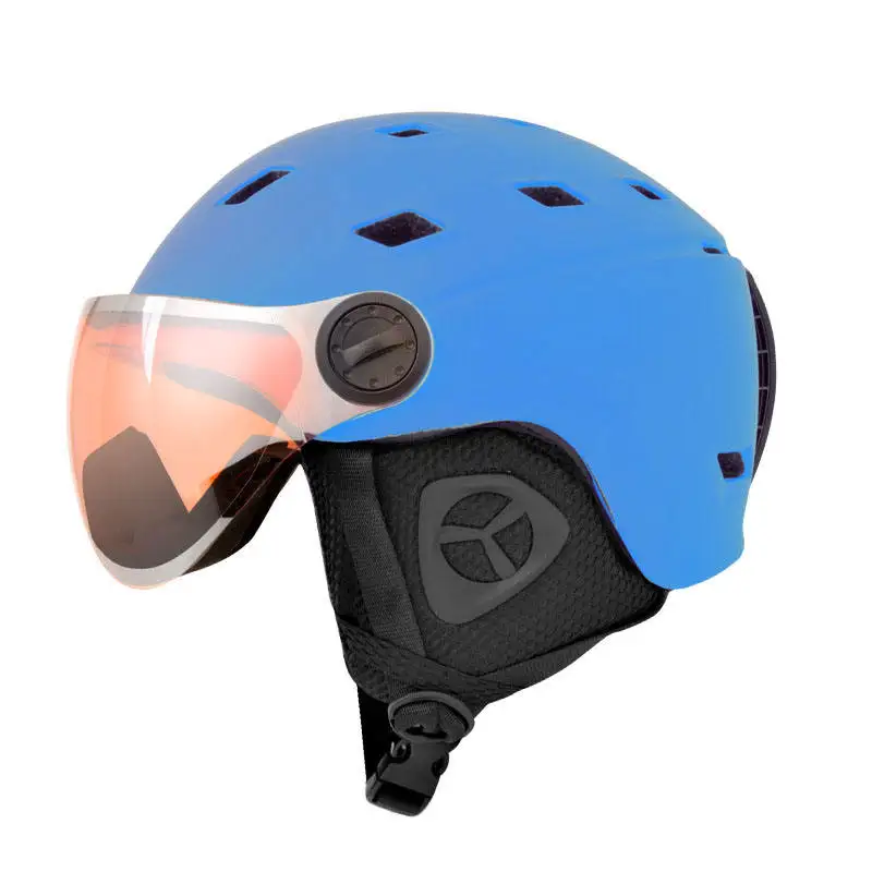 Fashion New Product 16-hole Breathable Adult Ski Helmet Lined With Velvet And Pc Shell High Quality Skateboard Snow Ski Helmet