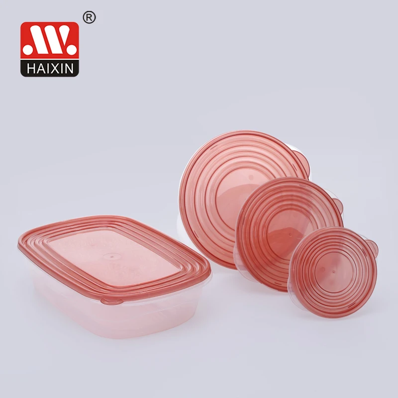 Cheap plastic outdoor living picnic disposable food storage container microwave dishwash freezer safe