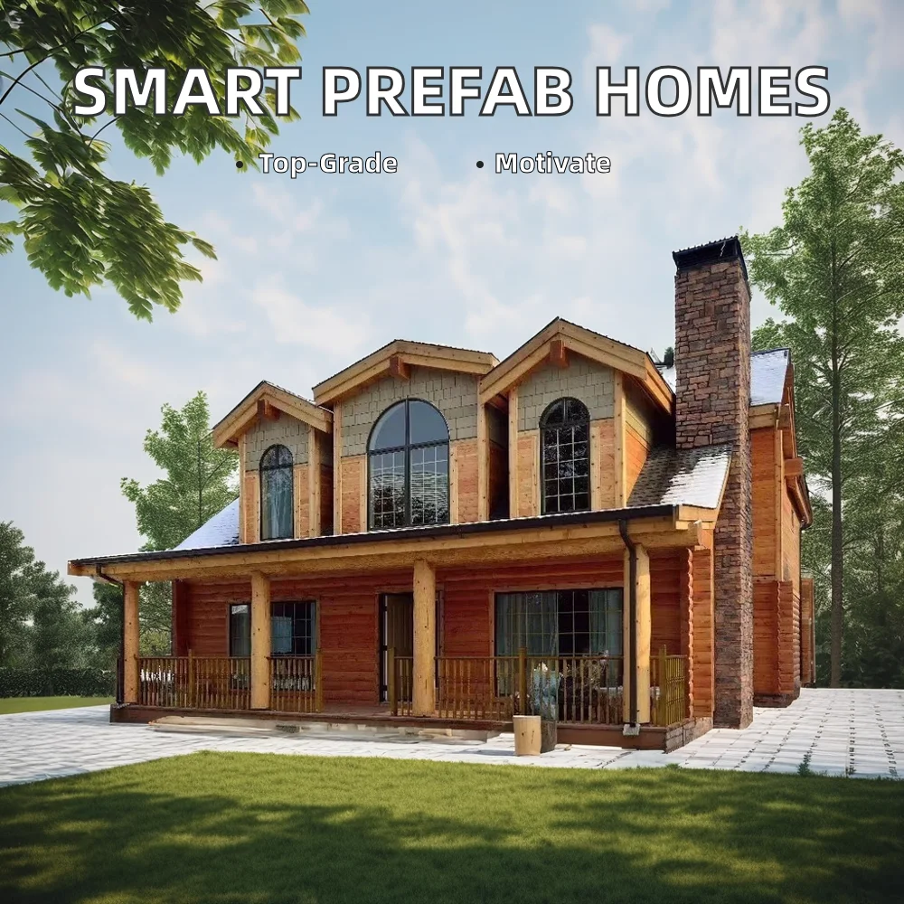 Modern Design Prefabricated Wooden House for Sale for Luxury Villa Real Estate Smart Home