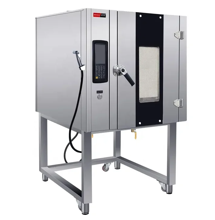 Commercial intelligent electric rotatory roast cabinet deck oven peking duck chicken roaster