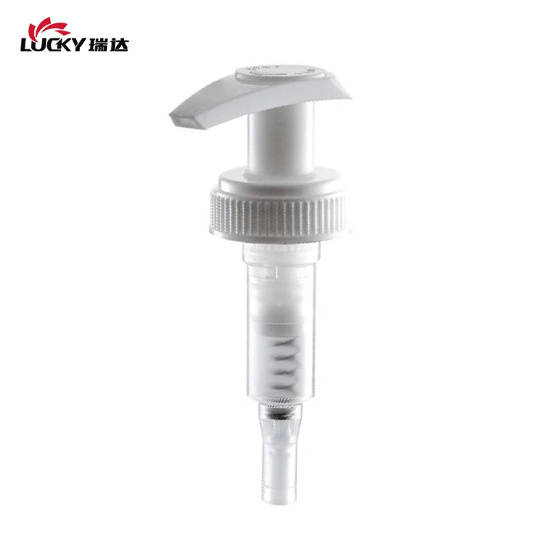 Hot Sale 24mm 28mm Plastic Left Right Lock Dispenser Pump PP Hand Hair Wash Soap Lotion Pump