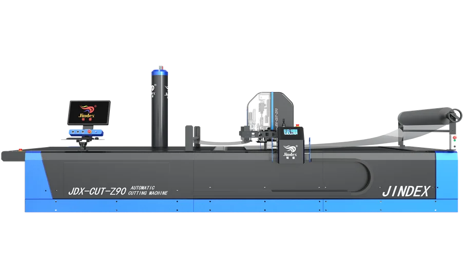 Jindex Computerized Apparel Garment Cutting Machine for mass production Woven fabric Knitted fabric CADCAM  Oscillating knife