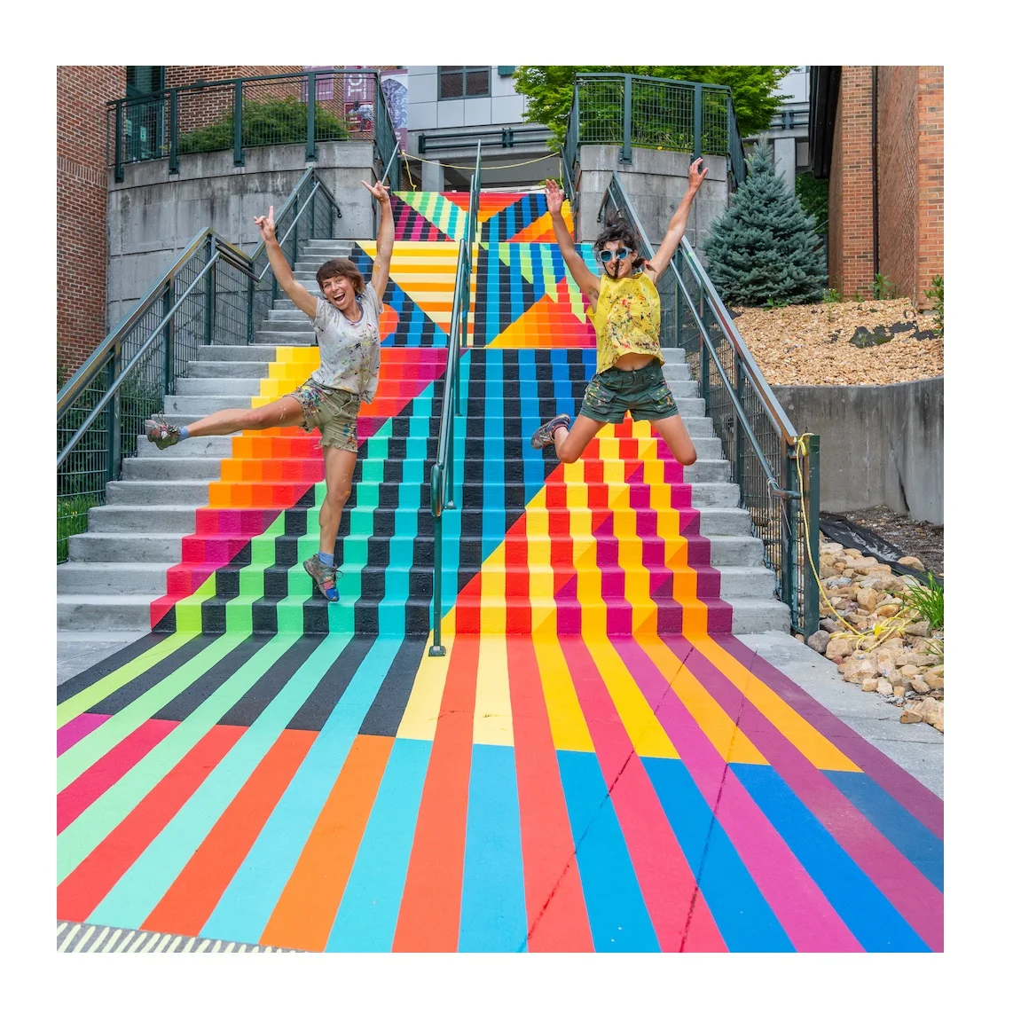 Пользовательская Настенная роспись лестницы и печать Фотообоев