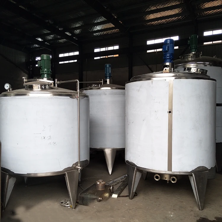 Multi-functional 3000 Liter / 5000 Liter Double Jacketed Mixing Tank