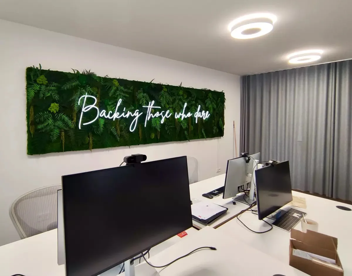 Custom 3D LED Letter Sign Stainless Steel Moss Letters for Home/Office Wall Logo Decoration Channel Letters Sign