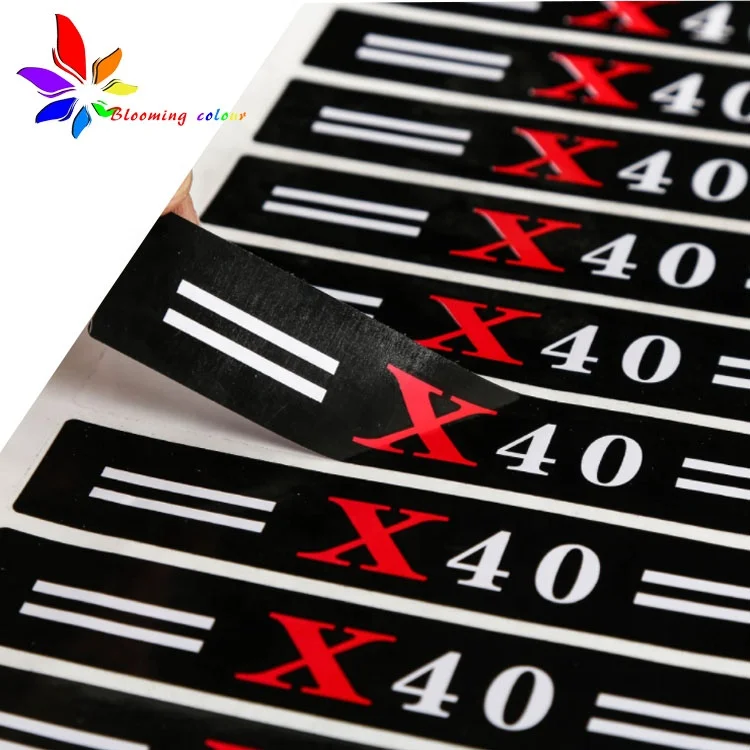 Custom Brown Craft Paper self Adhesive Label Sticker