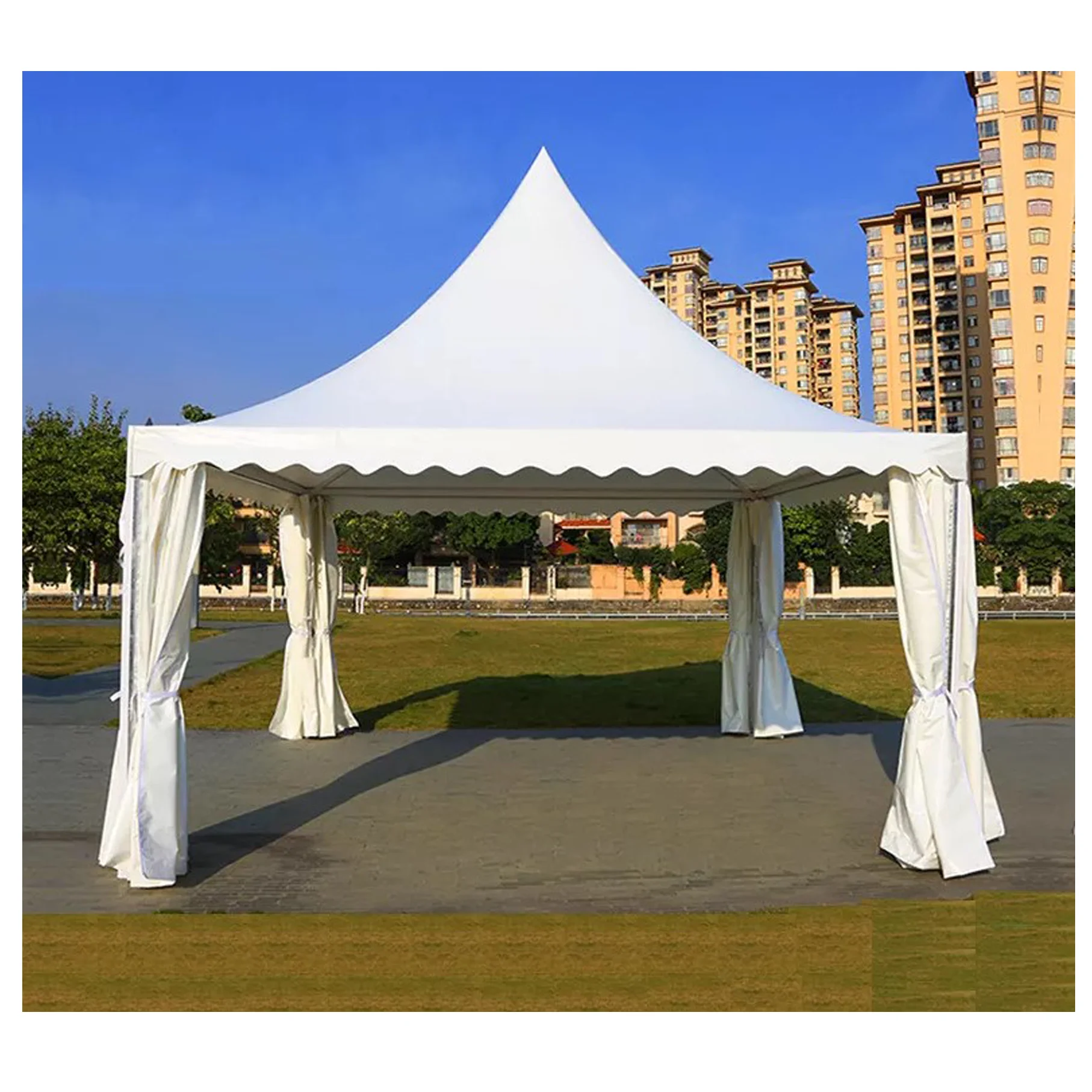 650g PVC 4x4M Outdoor Waterproof Pagoda Tents For Wedding/Party Events