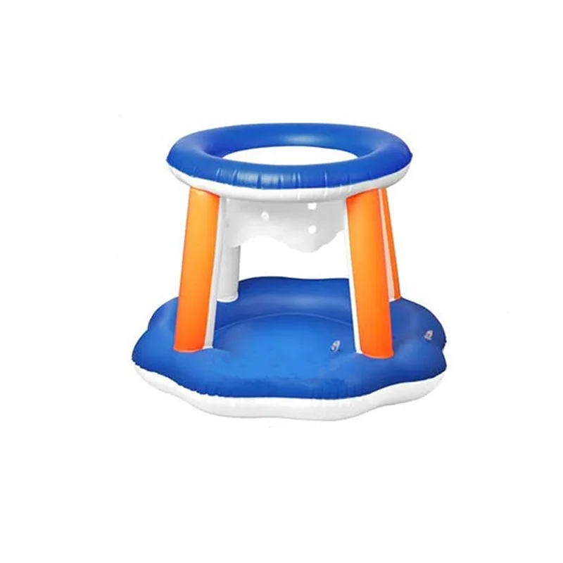 Swimming Game Toys Volleyball Net & Basketball Hoops Inflatable Pool Float Hoop Set