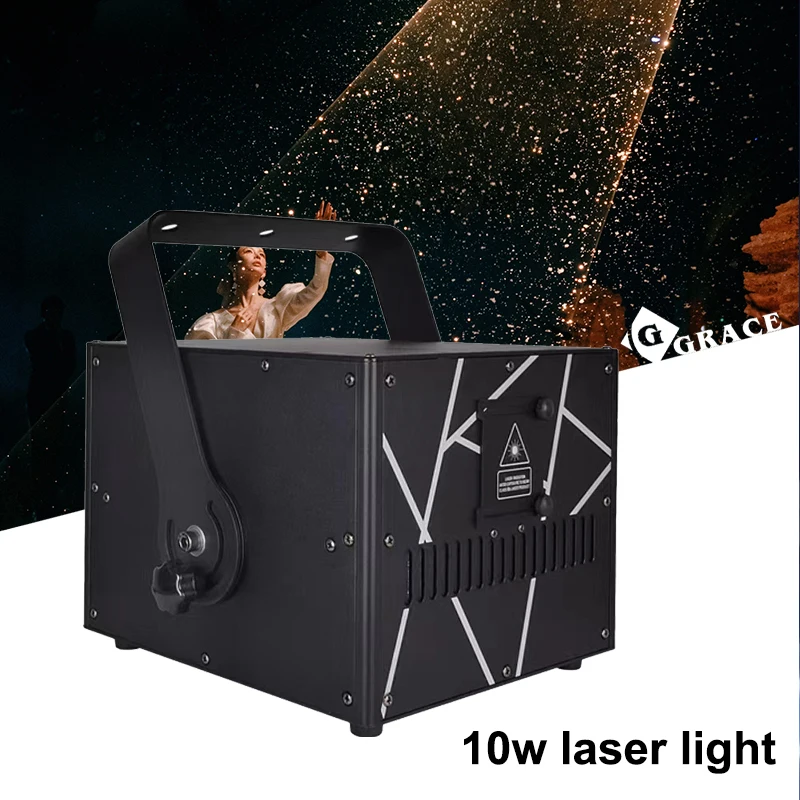 Igracelite 10w Wedding Laser Light App Control Wedding Projector Cooperate With The Combination Of Snow Machine And Haze Machine
