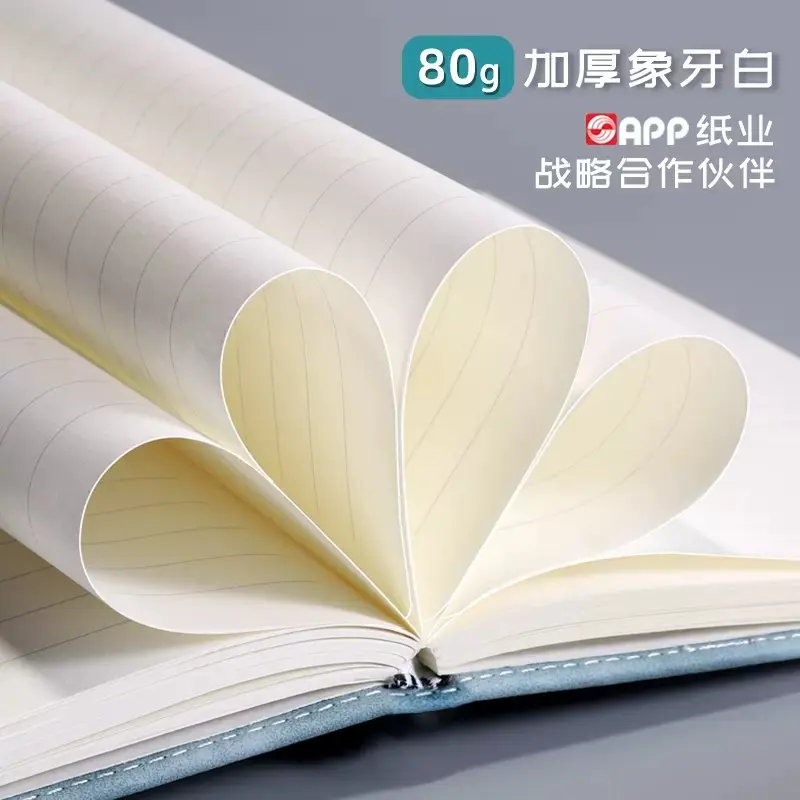 Promotional Good Quality Custom Diary Nice Journal With Hardcover A5 Pu Leather Notebook for School Supplies