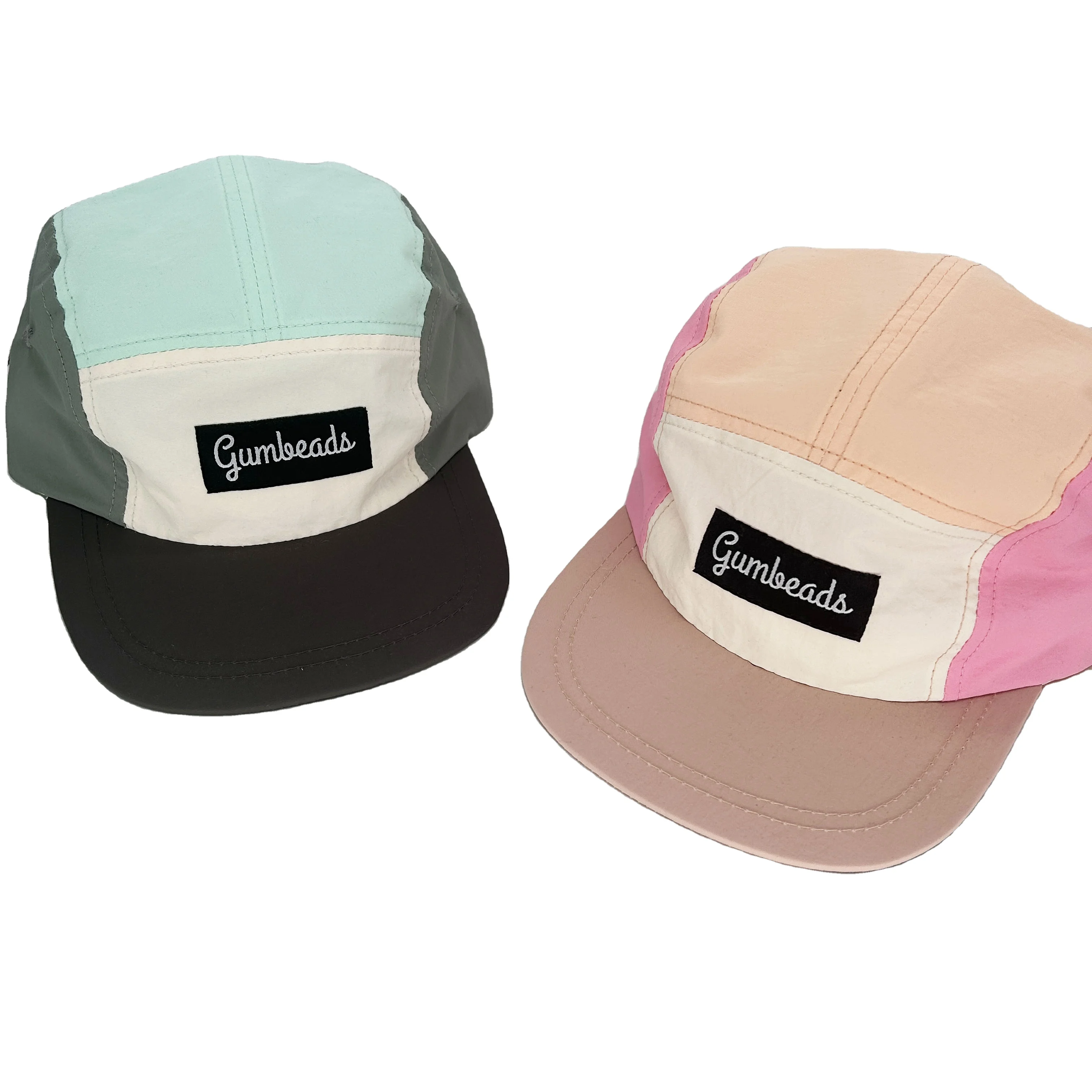 Custom Logo Snapback Waterproof Running Five Panel Camp Cap