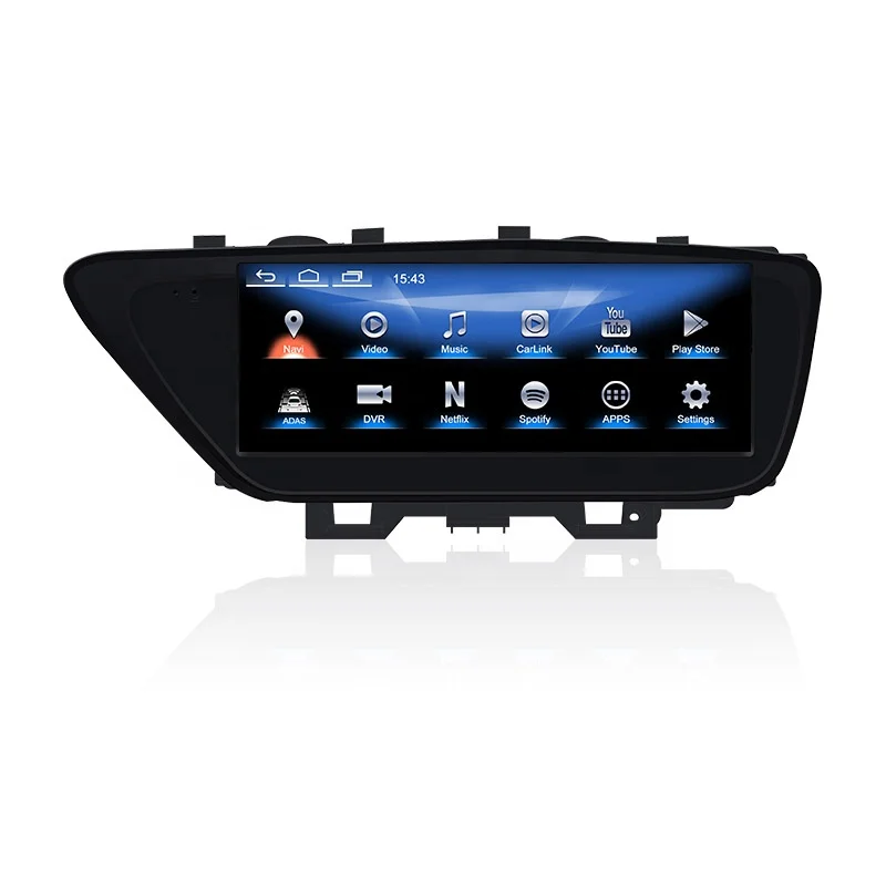 10.25 inches Android CP AA screen display for Lexus ES ES350 ES300h ES250 2013-2017 with GPS navigation wireless auto by Lsailt