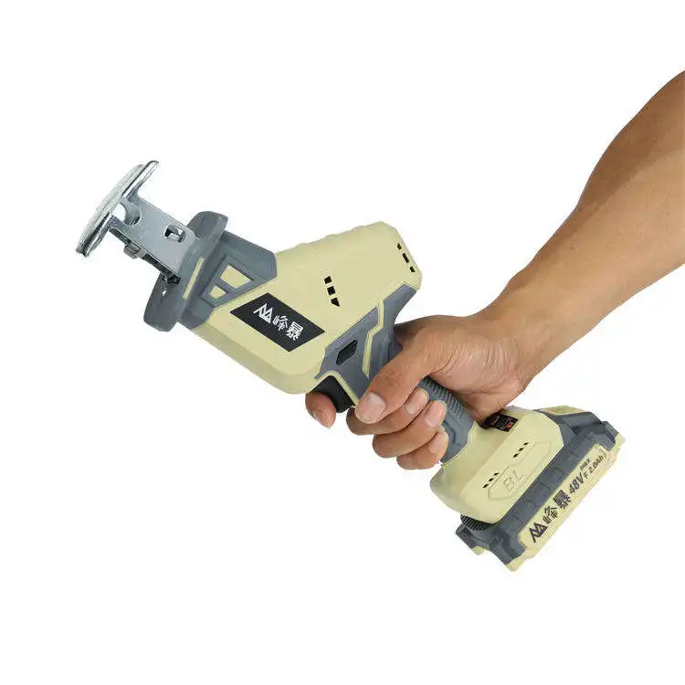 Electric Saw For Wood Cutting Machine Cordless Brushless Electric One Hand Battery Powered Chainsaw