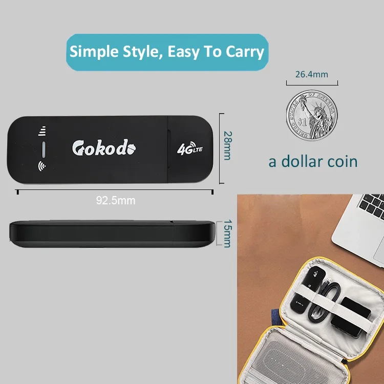 Gokodo U8-12 4G USB Wingle MDM9X07 Беспроводной Wi-Fi маршрутизатор внешняя антенна поддержка CAT4 модем Lte 150 Мбит/с usb-модем