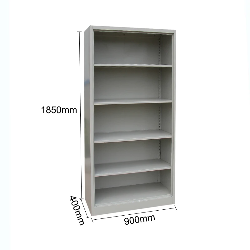 High Quality School library Furniture Steel Library Magazine Books Display Shelf Cabinet