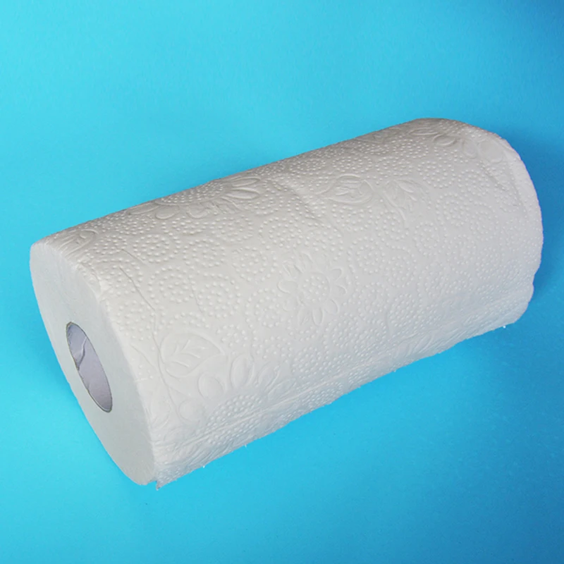 Big Roll Kitchen Paper Sheet Towel for and Hotel Virgin Wood Pulp Embossed