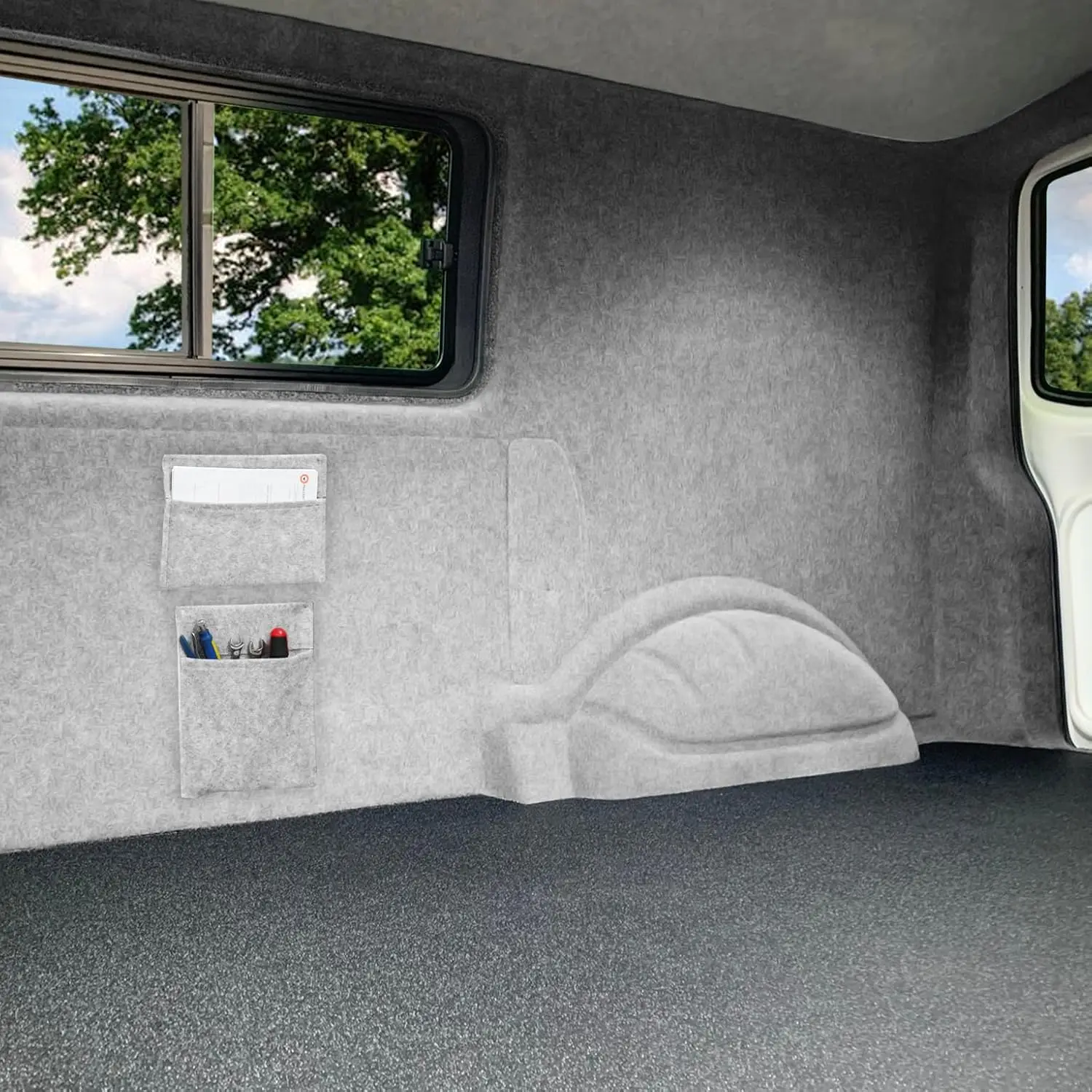 Top fashion 100% polypropylene 4 way stretch camper van linig  fabric carpet for automotive trim