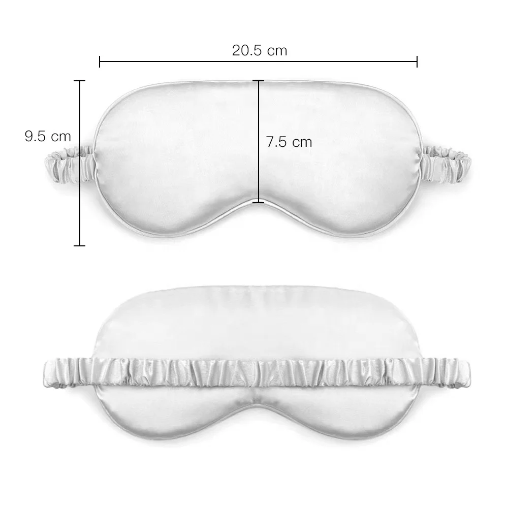 Unisex Super Smooth Blindfold Silk Satin Sleeping Eye Mask with Elastic Strap