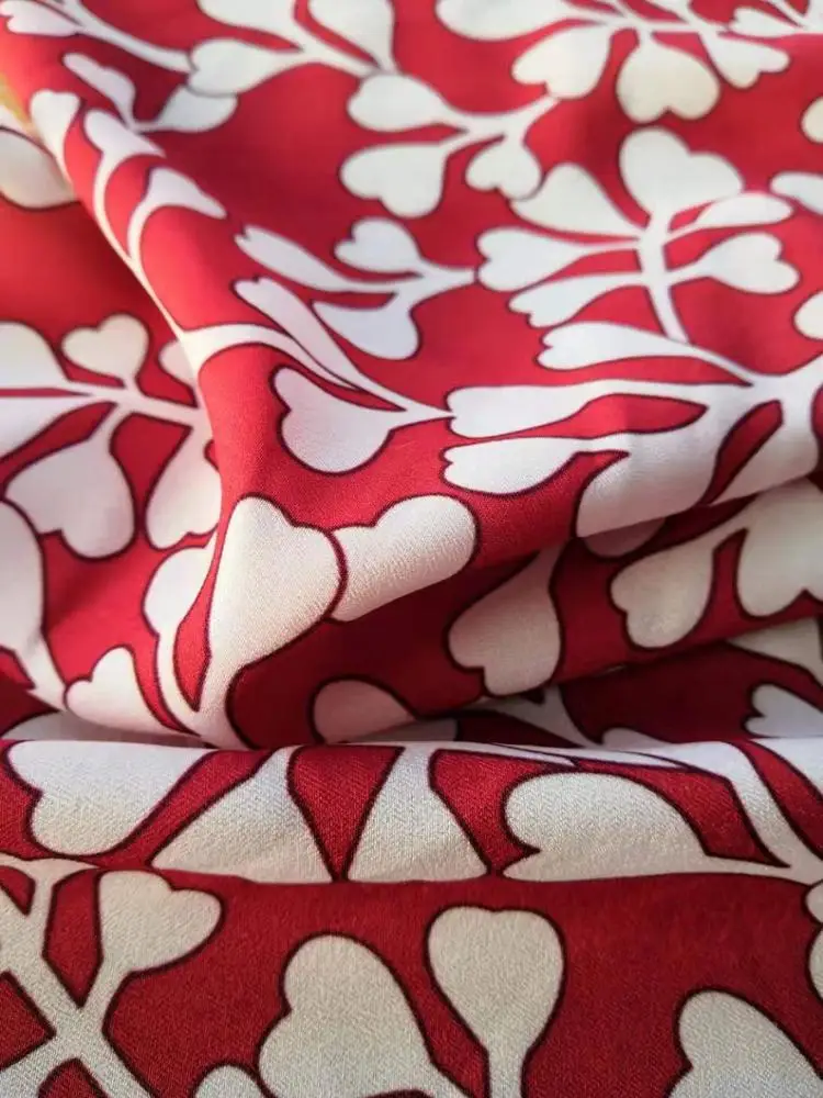 
silk viscose blend fabric viscose fabric printed silk viscose fabric 