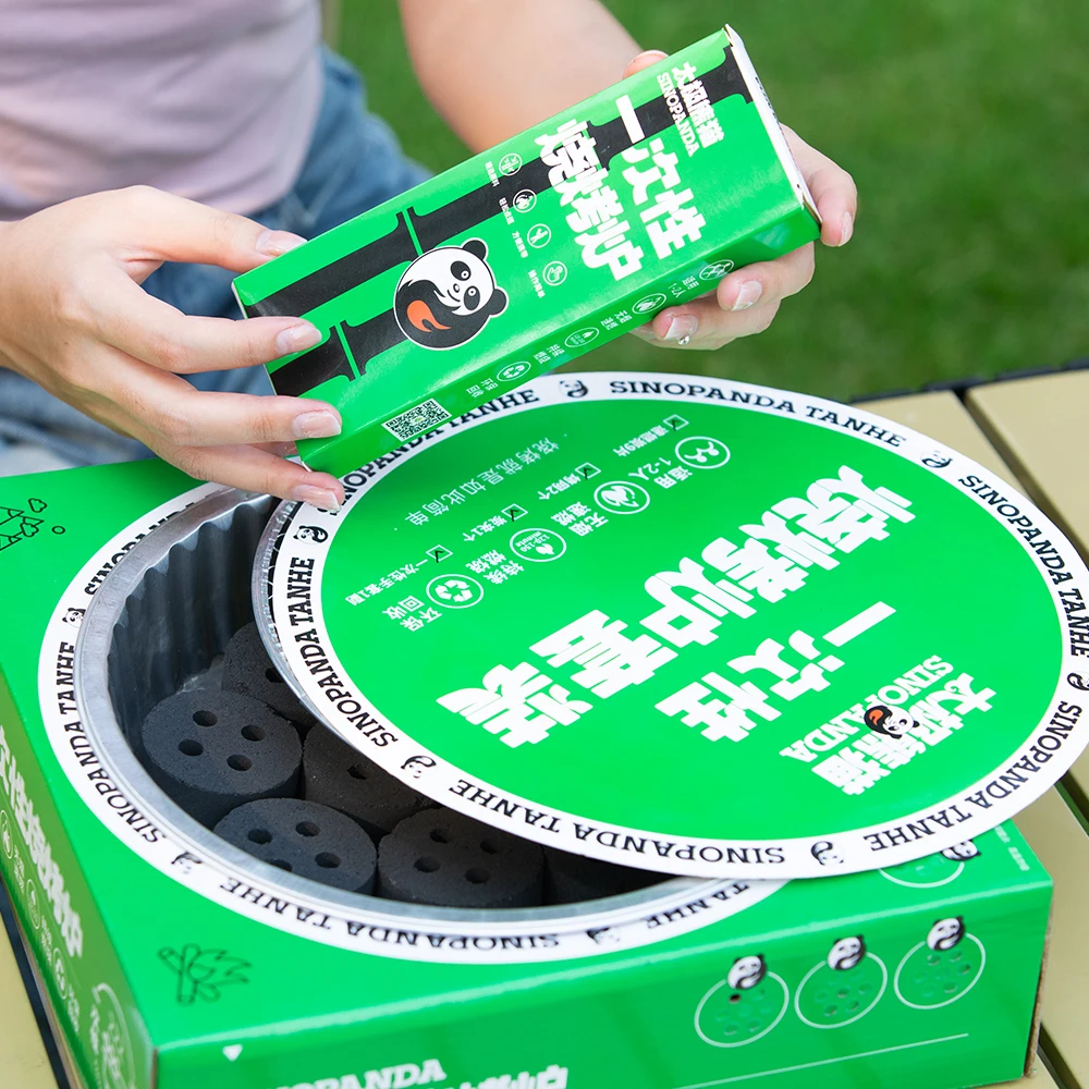 Fire Max Patented Product Easy Carry No Cleaning Mini BBQ Grill for Outdoor Picnics with BBQ Charcoal