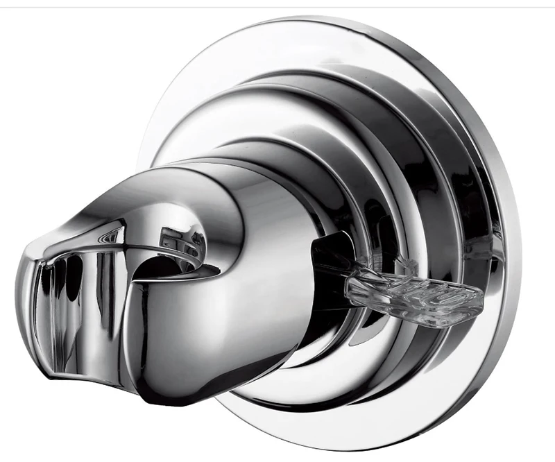 Bathroom Adhesive Vacuum Suction Cup Shower Bracket Wall Mount Universal Removable Suction Cup Shower Head Holder Rack