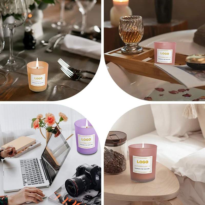 Factory Price Decorative Soy Candle Set Gift Box Home Fragrance Scented Candles Scented Luxury Home Air Freshener