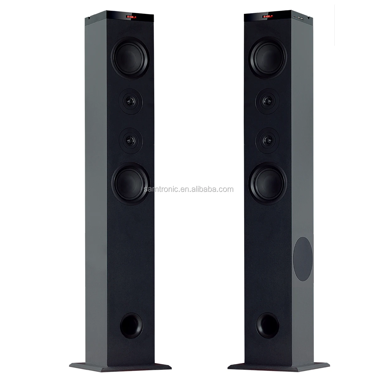 Samtronic 2.0CH BT Деревянная Башня Колонка напольная колонка с держателем для телефона и телефоном 5v usb зарядное устройство беспроводной домашний