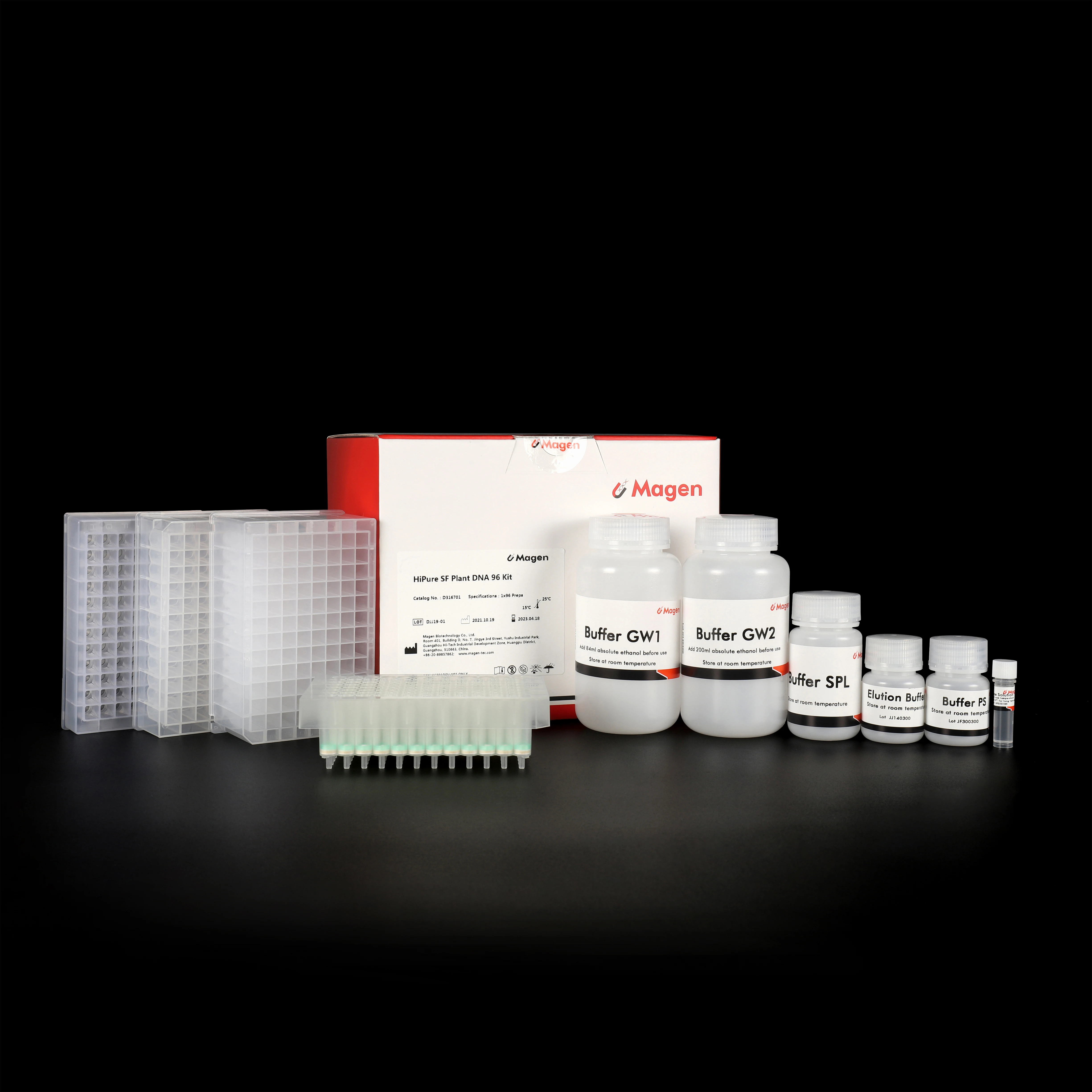 HIPure SF Plant DNA 96 Kit, D3167, plant DNA isolation kit