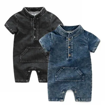 
Baby Romper Denim Infant Clothes Newborn Jumpsuit Baby Boy Girls Costume Cowboy Fashion Jeans Children 